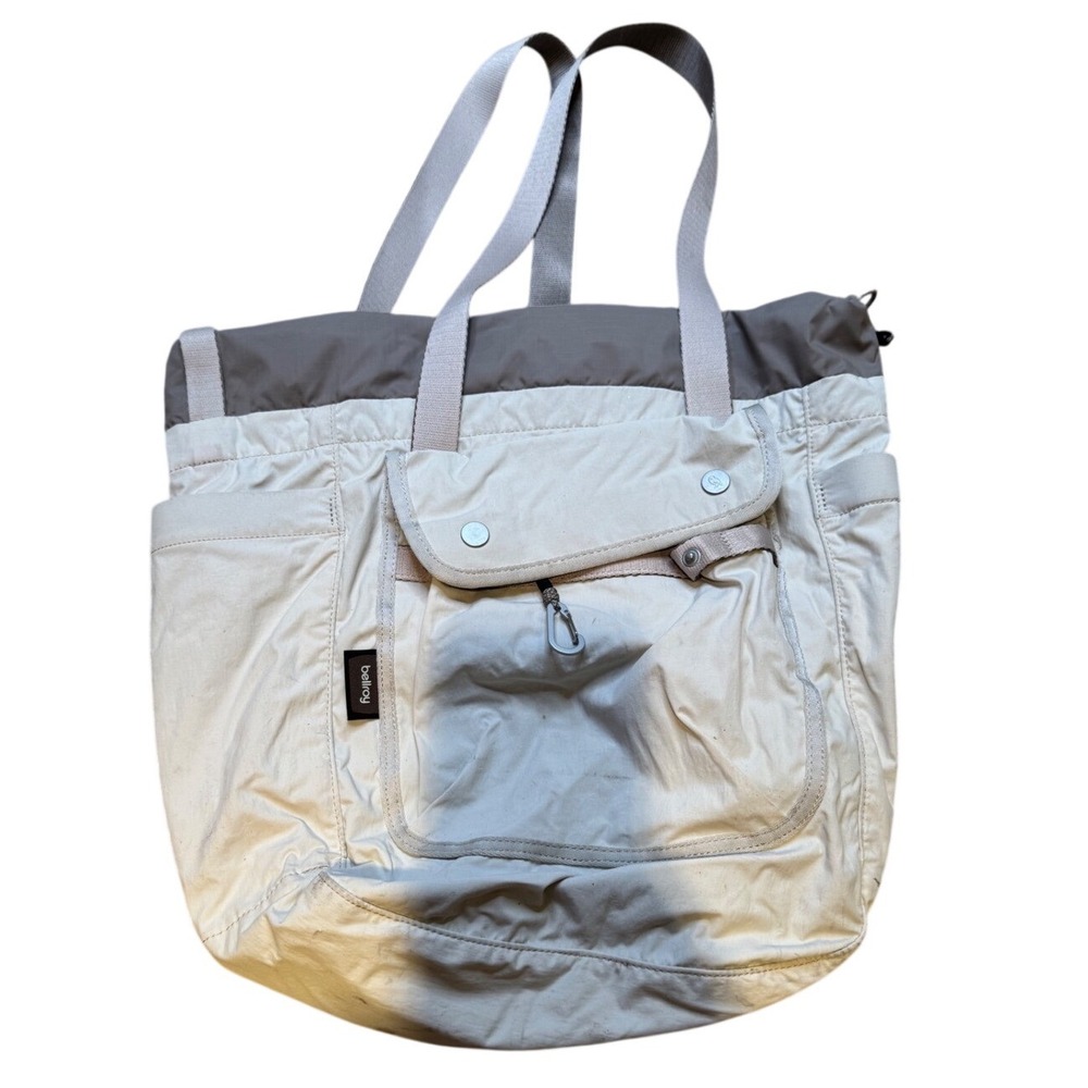 Bellroy Tokyo Totepack Compact Convertible Backpack Tote Bag Beige Gray